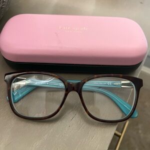 Women's Kate Spade New York "Jorja" Eyeglasses Frames w/ Case Tortoise Teal
